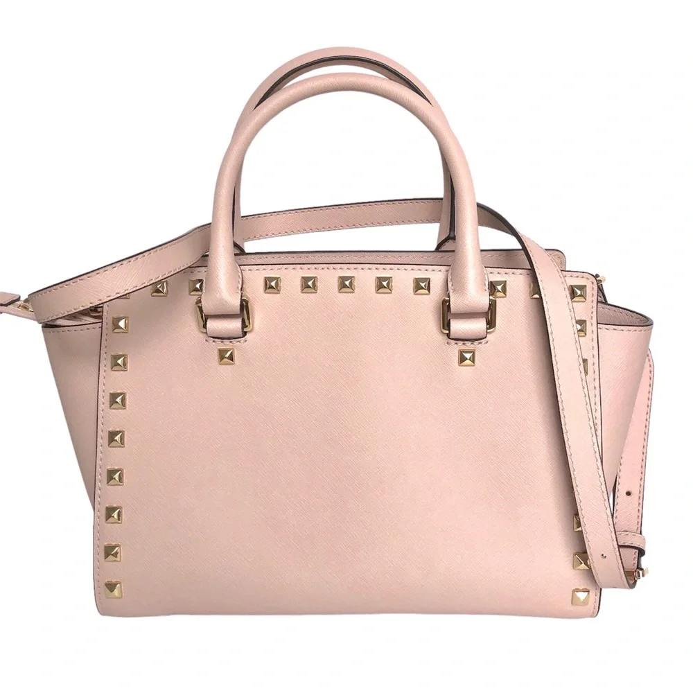 🆕 Michael Kors SELMA Satchel Shoulder Bag Blush